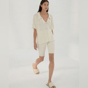 Cordera Linen Knit Polo